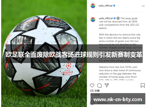 欧足联全面废除欧战客场进球规则引发新赛制变革